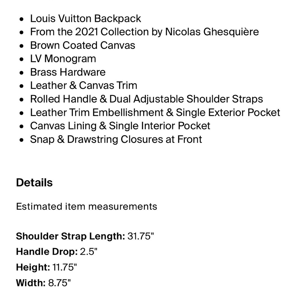 Louis Vuitton Montsouris PM Backpack 💕 ❤️ - Picture 7 of 16